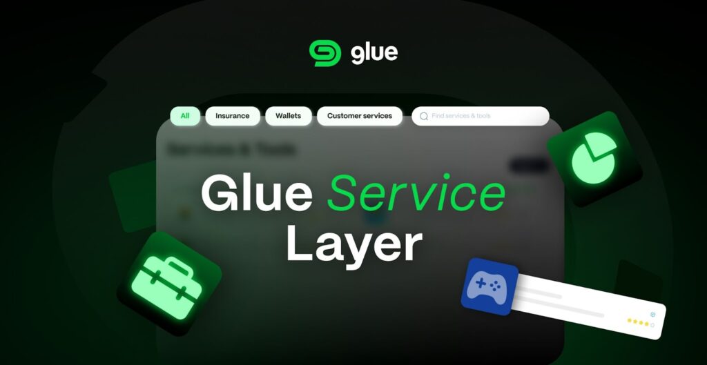 The Glue Service Layer website page.